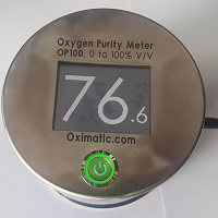 oximatic oxygen purity analyzer meter