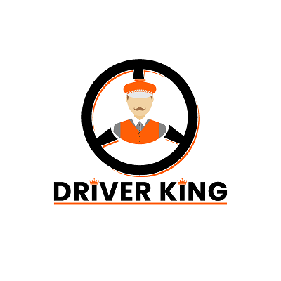 driver king logo blue black brown